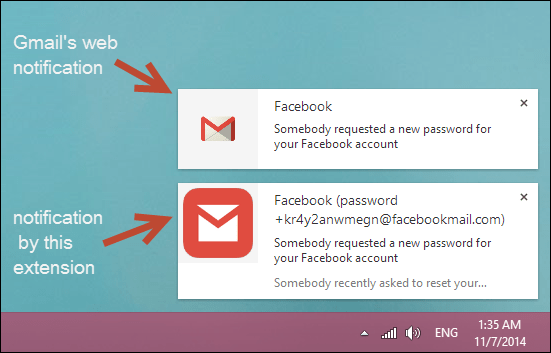 how to stop desktop email notification