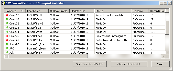 outlook 2016 nk2 file location
